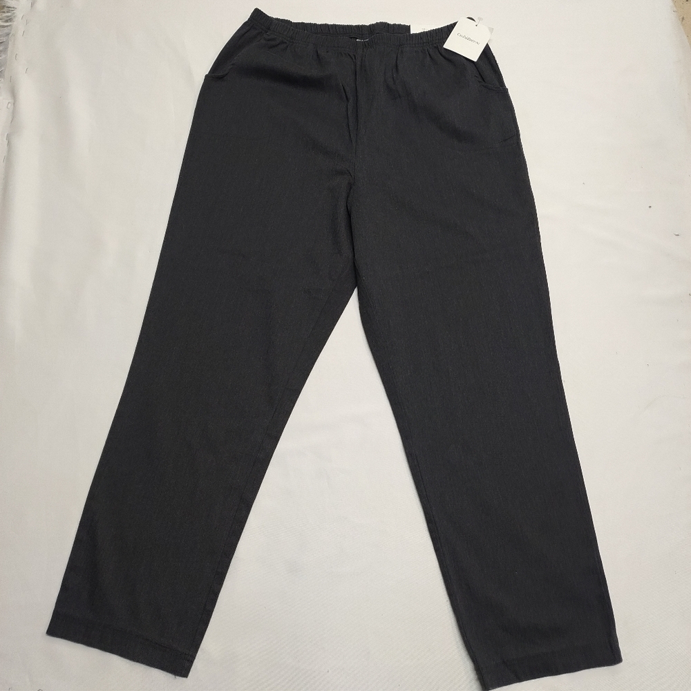 Croft & Barrow Women's Grey Pants Size 2X NWT